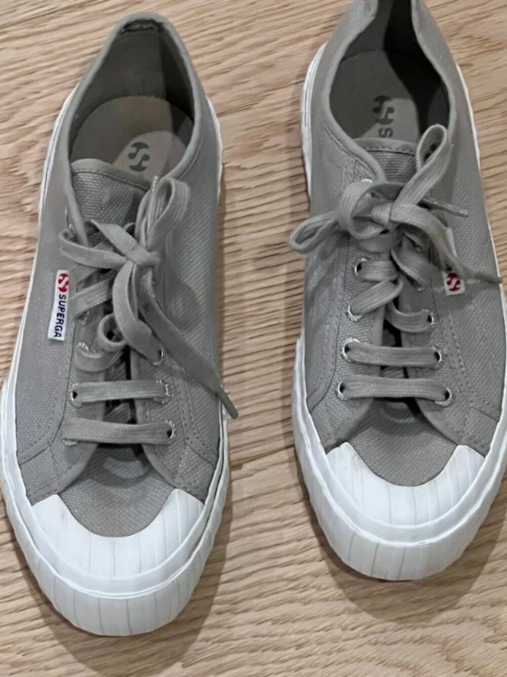SuperGA 2630 Cotu Sneakers, gray, size 39. Like new/barely worn